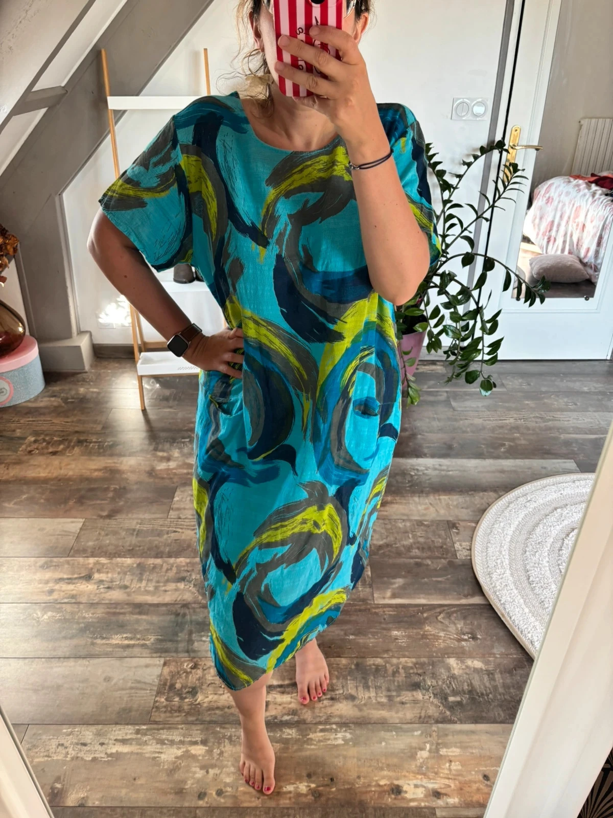 Colorful dress L/40 – photo 2